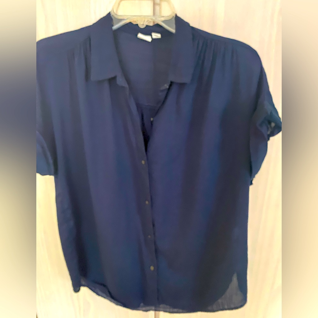 Button Down May Gap Blouse